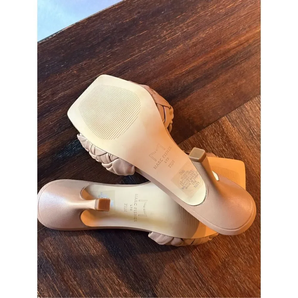 Marc Fisher LTD Draya braided square toe slide - Picture 4 of 5